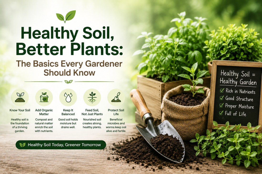 Healthy Soil, Better Plants: The Basics Every Gardener Should Know