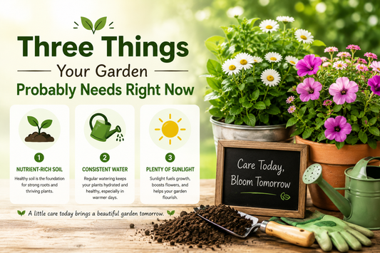 Three Things Your Garden Probably Needs Right Now