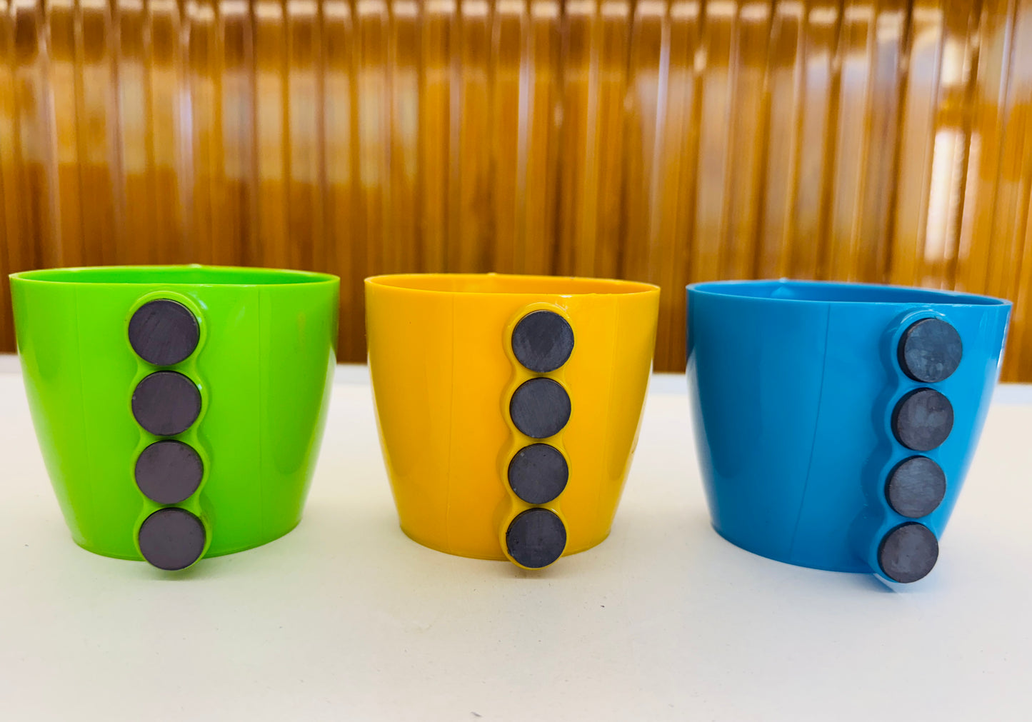 Magnetic Plant Pot Combo Pack of 3 for Home Décor - jaihindnursery